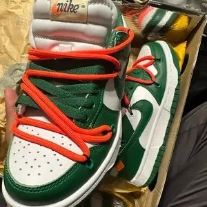 Off-White | Shoes | Offwhite Dunk Low Pine Green | Poshmark